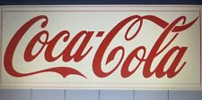 TW0 EXTRA Large Coca Cola Vinyl Decals 12”RED Yeti Coke picture
