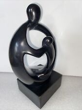 Vintage Soapstone Carving Made In Kenya Parent And Child Mother and Child Father picture