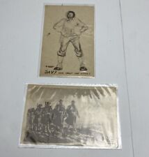 Two Vintage Military Comic Postcards picture