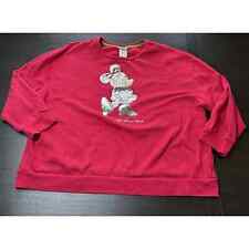 Disney Parks Minnie Mouse Reversible Sequin Crew Neck Sweatshirt Size 2X picture
