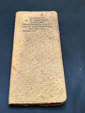 Vintage 1906 Leather ￼Daily Reminder Memoranda ￼Preferred Accident Co. New York picture