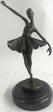 Erotische Ballerina signiert Bronzefigur Bronzeskulptur Bronze Figur Statue Deal picture