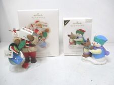 Hallmark Keepsake 2009 Christmas Cards for Santa/ 2011 Snow Buddies Repaint Lot picture