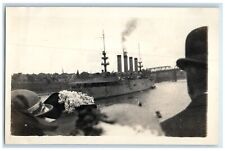 c1910's US Navy Ship Portland Oregon OR RPPC Photo Unposted Antique Postcard picture