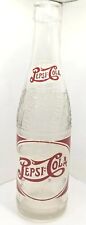 Vintage Pepsi-Cola Double-Dot 8oz Soda Bottle Embossed Lubbock, TX 1940-50s RARE picture