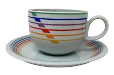 Vista Alegre Harmony Block Cup & Saucer Sextet Rainbow Portugal REPLACEMENT picture