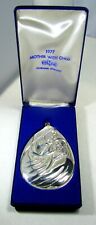 1977 Gorham Sterling Silver Mother With Child Christmas Ornament picture