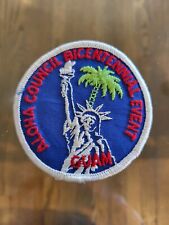 Aloha Council Guam Bicentennial Patch 1976 Rare and Great color on Palm Tree BSA picture