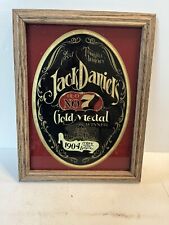 10 x 13 jack daniels framed vintage sign picture