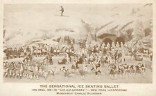 RARE NEW YORK Hippodrome c1916 POSTCARD “Hip Hip Hooray” ICE SKATING BALLET picture