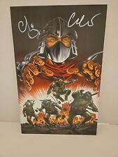 TMNT 1 NYCC ESCORZA BROTHERS VIRGIN VARIANT (2023, IDW) 2x Signed COA picture