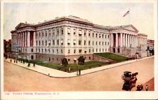 Washington DC Patent Office Horse Drawn Vehicles Undivided Back Antique Postcard picture