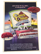 CHEECH AND CHONG SIGNED AUTO NEXT MOVIE FULL SIZE MOVIE POSTER BECKETT BAS 5 picture
