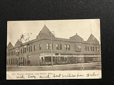 Vintage Postcard Minnesota 1817 Reichert Building, Long Prairie 1909 picture