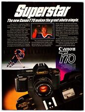 Original 1984 Canon T70 Camera - Original Print Ad (8x11) *Advertisement* picture