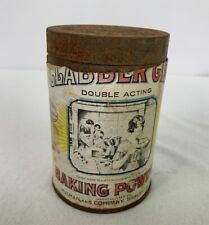 Clabber Girl Baking Powder Tin 1923 Style Label 10 oz Vintage Antique picture