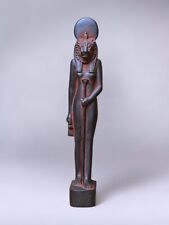 Statue of Egyptian goddess Sekhmet seated, lady of war made in Egypt picture