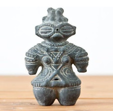 Haniwa Dogu (Carbonized) clay figurine (H:11.7cm)  from Japan New picture