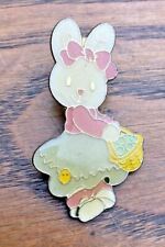 Vintage 1989 Easter Rabbit Bunny Pin by Morgan Creative Taiwan picture