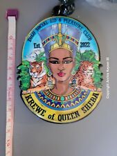 Krewe Of Zulu  2024  Queen Of Sheba Medallion Bead Mardi Gras New Orleans  picture