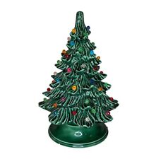 Vintage Nowell's Mold Ceramic Light up Christmas Tree 10