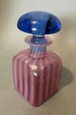 Vintage Steuben Oriental Poppy Art Glass Perfume Cologne Bottle picture