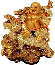Laughing Buddha Statue Happy Money Lucky Fengshui Home Decor Figurine NEW picture