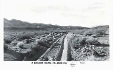 California A Desert Road RPPC 1950 CA  picture