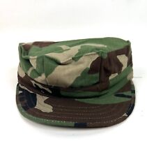 New US Military Navy Utility BDU Woodland 8 Point Cap Hat Size Large picture