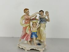 Vintage Antique Karl ENS German Porcelain Women & Child Celebrating Figurine picture