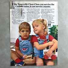 Tomy Toys Tuneyville Choo Choo Vintage Magazine Print Ad 1978 picture