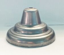 NEW: OLD STOCK STEEL BELL CEILING CANOPY VASE CAP LAMP BASE lamp part picture