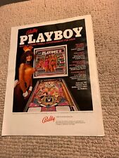 11-8 1/4” Playboy Bally Pinball Star Fire Exidy arcade game FLYER AD picture