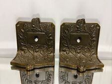 Pair of Cast Iron Oak leaf and Acorn design Bookends By Lee Valley picture