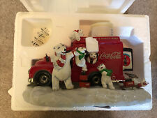 NEW 1998 FRANKLIN MINT COCA COLA ALWAYS WIND-UP MOTION MUSICAL SCULPTURE TRUCK  picture