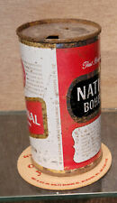 1962 RARE TRANSITION STEEL NATIONAL BOHEMIAN FLAT TOP BEERCAN BALTIMORE MD EMPTY picture