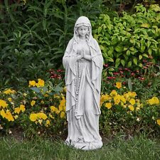 TOETOL Virgin Mary Praying Statue 29.9 Inch Tall Outdoor Garden Religious Dec... picture
