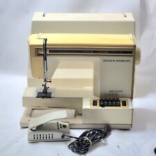 New Home Sewing Machine SR2100 With controller and case ,made in Japan. picture