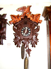 Antique Black Forest Style   cuckoo/ two Weight clock by H.Schuster Switzerland picture