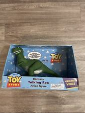 THINK WAY~1995~Disney's TOY STORY TALKING REX Electronic Toy in ORIGINAL PACKAGE picture