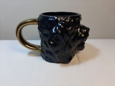 NEW - Tabitha Brown 3D Dog Face 14oz Mug Black with Gold Handle picture
