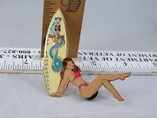 HARD ROCK CAFE FORT LAUDERDALE SEXY GIRL IN BIKINI WITH SURFBOARD LE 500 PIN picture