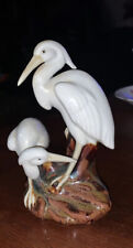 Egret Porcelain Figurine Rare Marked Collectors Item Preowned Very Small picture
