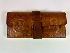 1860’s Civil War Era Leather Wallet with Patriotic Motifs American Eagles picture