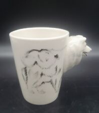 Wolf Dog Coffee Mug With 3D Head Handle by llomee Large 3D Design picture