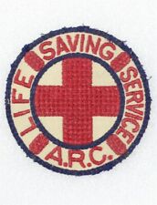 Red Cross: 1930's Life Saving Service round patch - 3 3/4