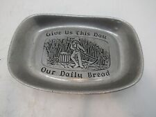 Carson Pewter Tray 9”x6” Bread Plate 