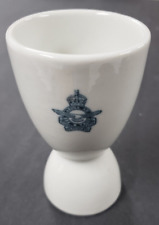 RCAF Royal Canadian Air Force Double Egg Cup Dinnerware WW2 Era Canada picture
