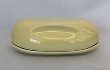 Vintage Iroquois Casual Russel Wright Butter Dish & Cover Lemon Yellow Excellent picture