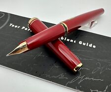 NOS Montblanc Generation Red Fountain Pen 14K Gold Nib picture